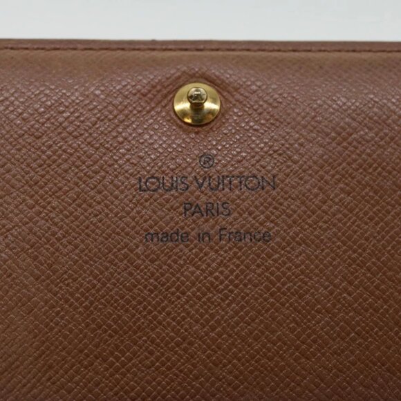 LOUIS VUITTON Monogram Porte Monnaie Billets Tresor Wallet M61730 LV Auth 52460 - Picture 2 of 15